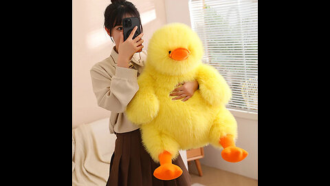 Chubby Duck Soft Cuddle Pillow