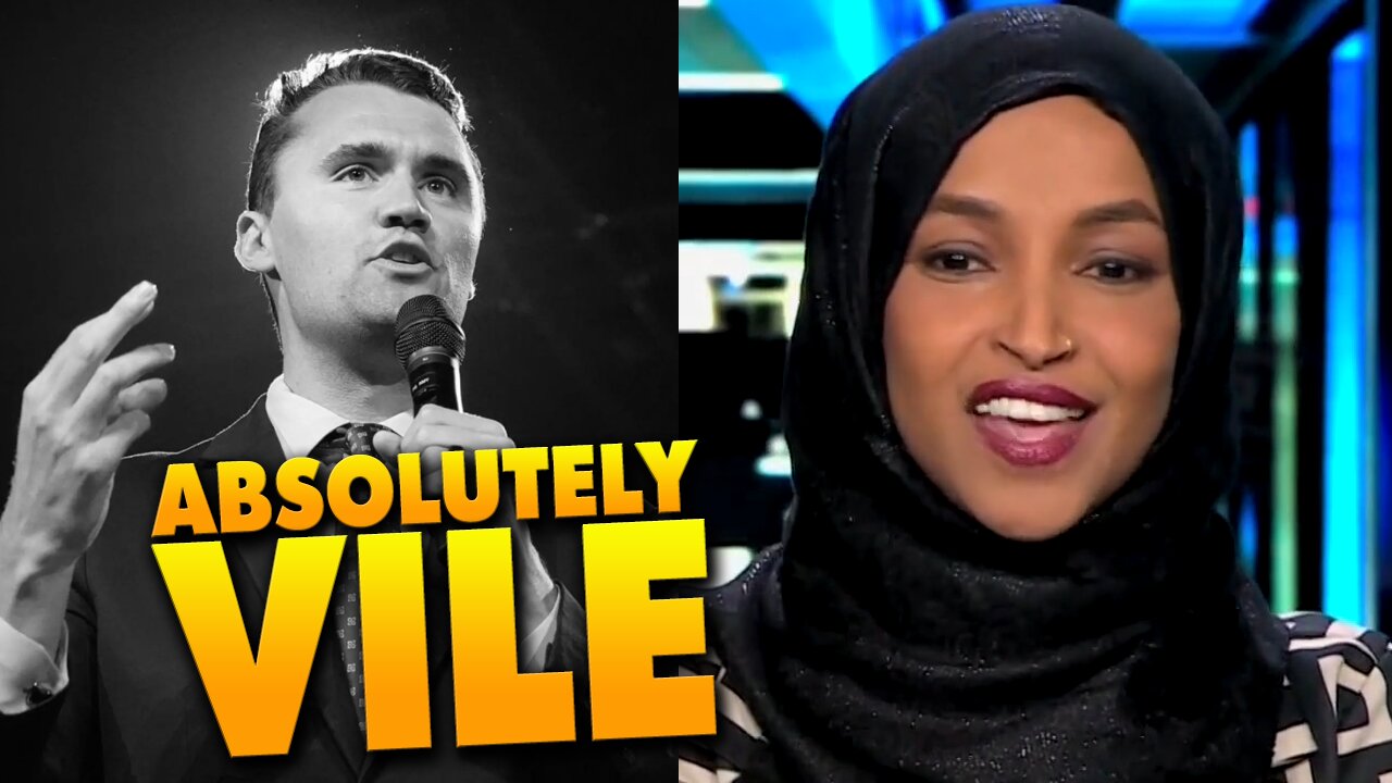 Ilhan Omar SMILES as she says Charlie Kirk should be left "in the DUST BIN OF HISTORY"