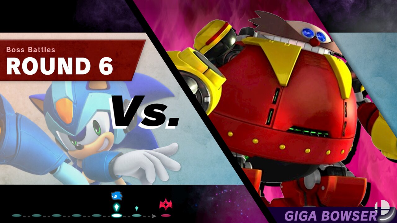 Løan47 (Sonic with Mega Man X cosplay) vs SSBU Boss Battles Quickie [CRASH] -By ArxMax987