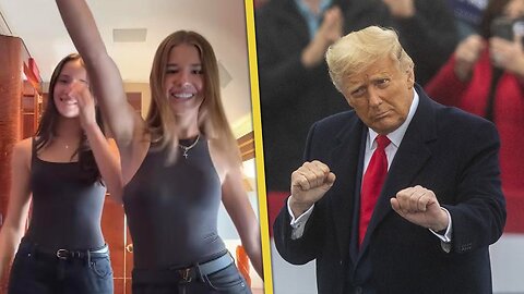 Kai Trump copies her grandfather Donald Trump Viral YMCA dance