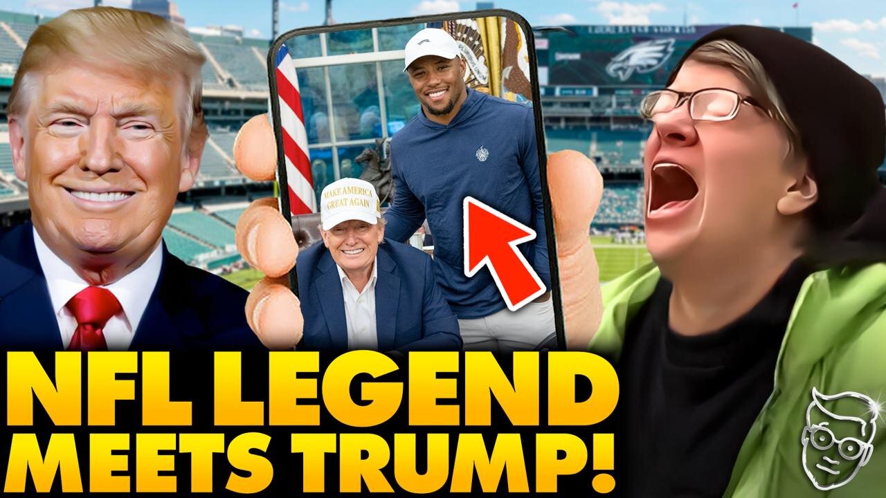 Libs RAGE as Eagles Super Star Saquon Barkley Chills With Trump, His Response To The Hate Is PERFECT