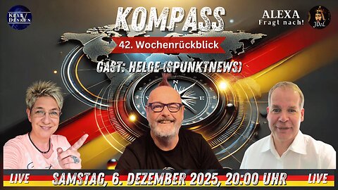 💥📢 LIVE | KOMPASS – Der Politische Wochenrückblick (42) 💥