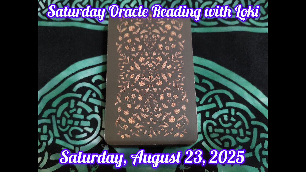 Saturday Oracle Reading with Loki: August 23, 2025