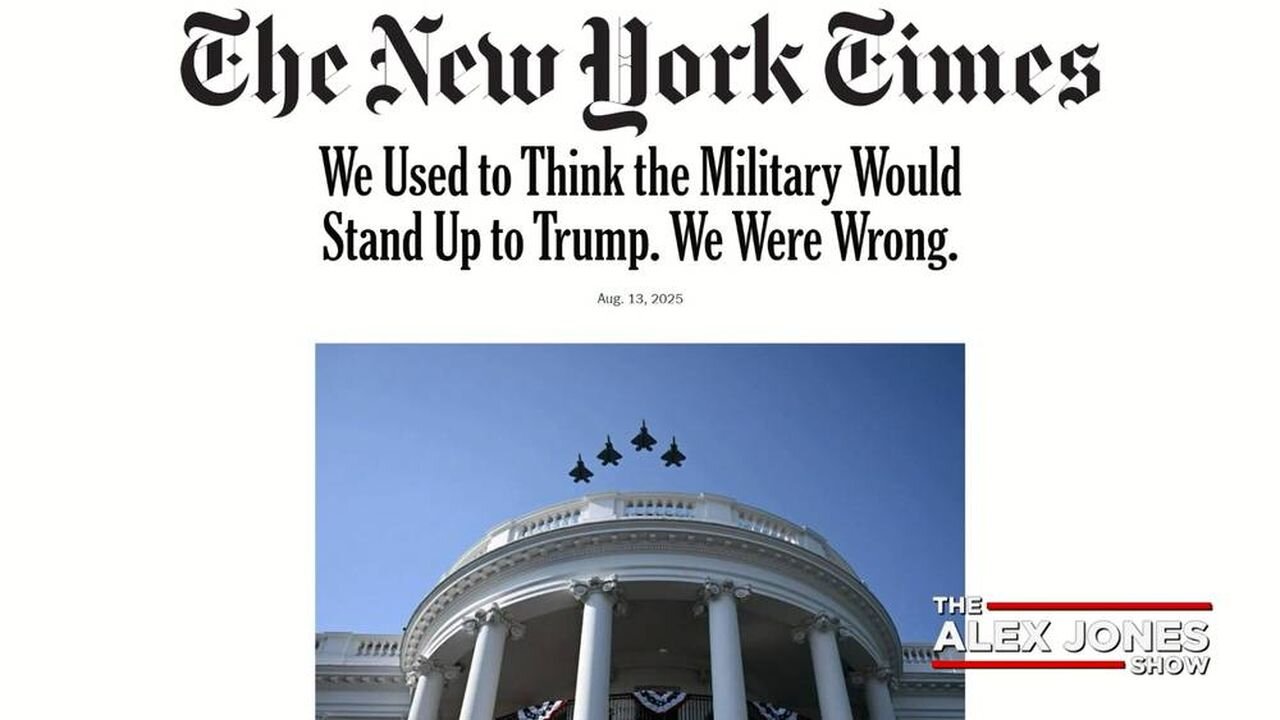 BREAKING: The NYT Is Angry At The US Military For Refusing To Overthrow President Trump