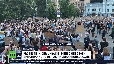 Kiew: Tausende demonstrieren gegen Gesetz zur Schwächung der Antikorruptionsbehörden