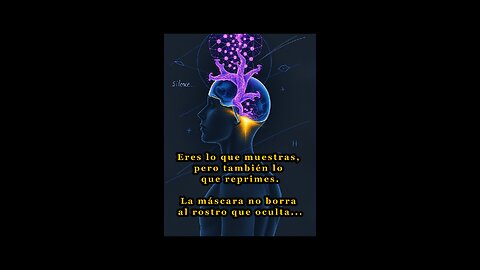 Eres lo que muestras, pero también lo que reprimes. La máscara no borra al rostro que oculta.