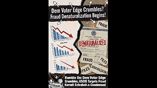 Rumble On: Dem Voter Edge Crumbles, USCIS Targets Fraud Denaturalization - Ep. 309, 12/19/25