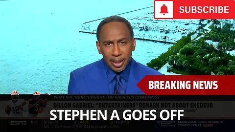 Stephen A Smith Goes Off Over Dillion Gabriel Comment