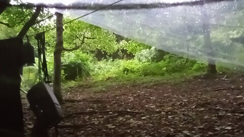 rain rain rain , ,camp life, #july , #pitching hammock