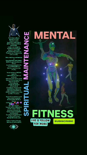 ▪︎MENTAL FITNESS/SPIRITUAL MAINTENANCE▪︎