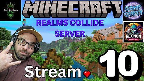 Playing Minecraft with GameQuest1552, Rexmon, and JuicyKinnKandy! Stream 10
