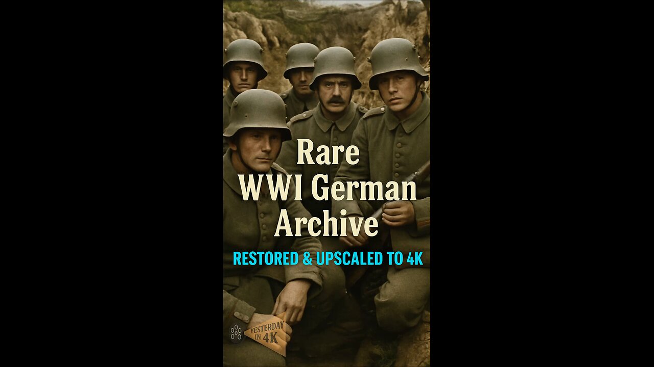 German WW1: Lost Archive Restored & Upscaled to 4K—See History Reborn! 🪖✨