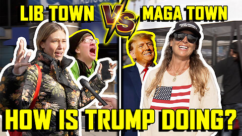 Asking People Their Thoughts On The Trump Administration | Conservative Town vs Liberal Town!