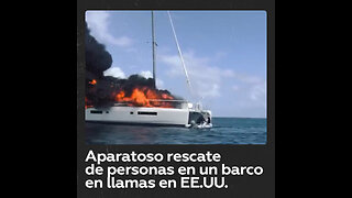 Se rehúsa a dejar su barco en llamas hasta que estaba completamente incendiado