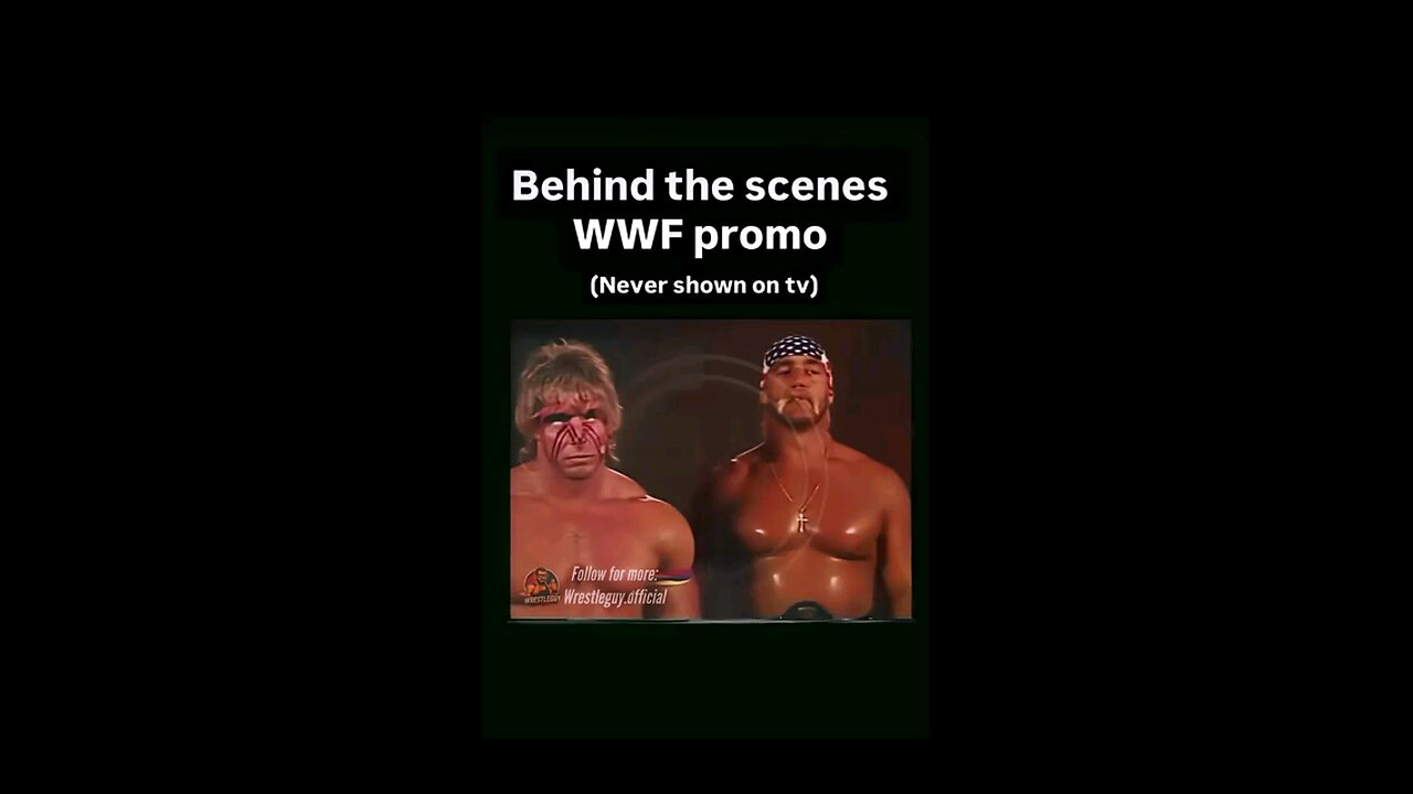 Warrior hogan behind the scenes