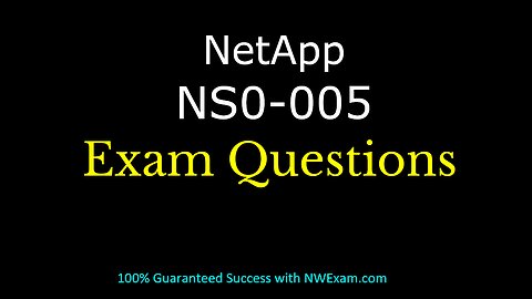 How to Prepare for NetApp NS0-005 NCTSP Certification?