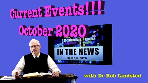 (Episode 30) In The News October 2020 with Dr Rob Lindsted