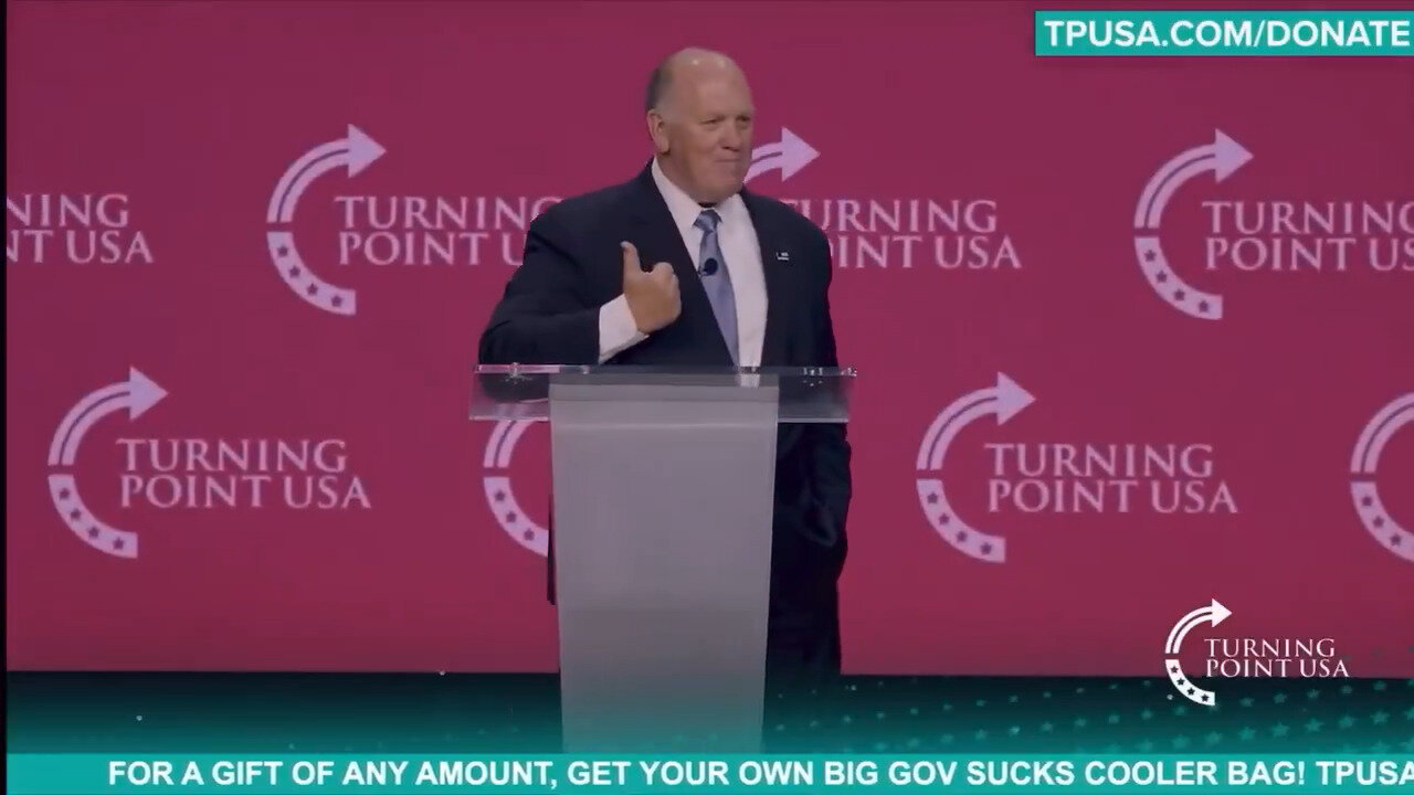 Tom Homan Hammers Hapless Heckler At TPUSA And Sends Him Home To His Momma