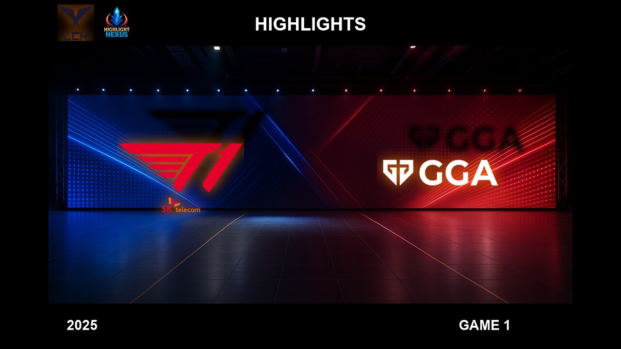 T1 vs GEN Game 1 Highlights - LCK 2025 Highlights - T1 vs Gen.G