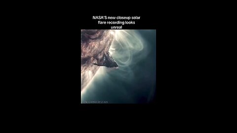 NASA's new close-up solar flare recording by the parker solar probe. #science #NASA #astronomy