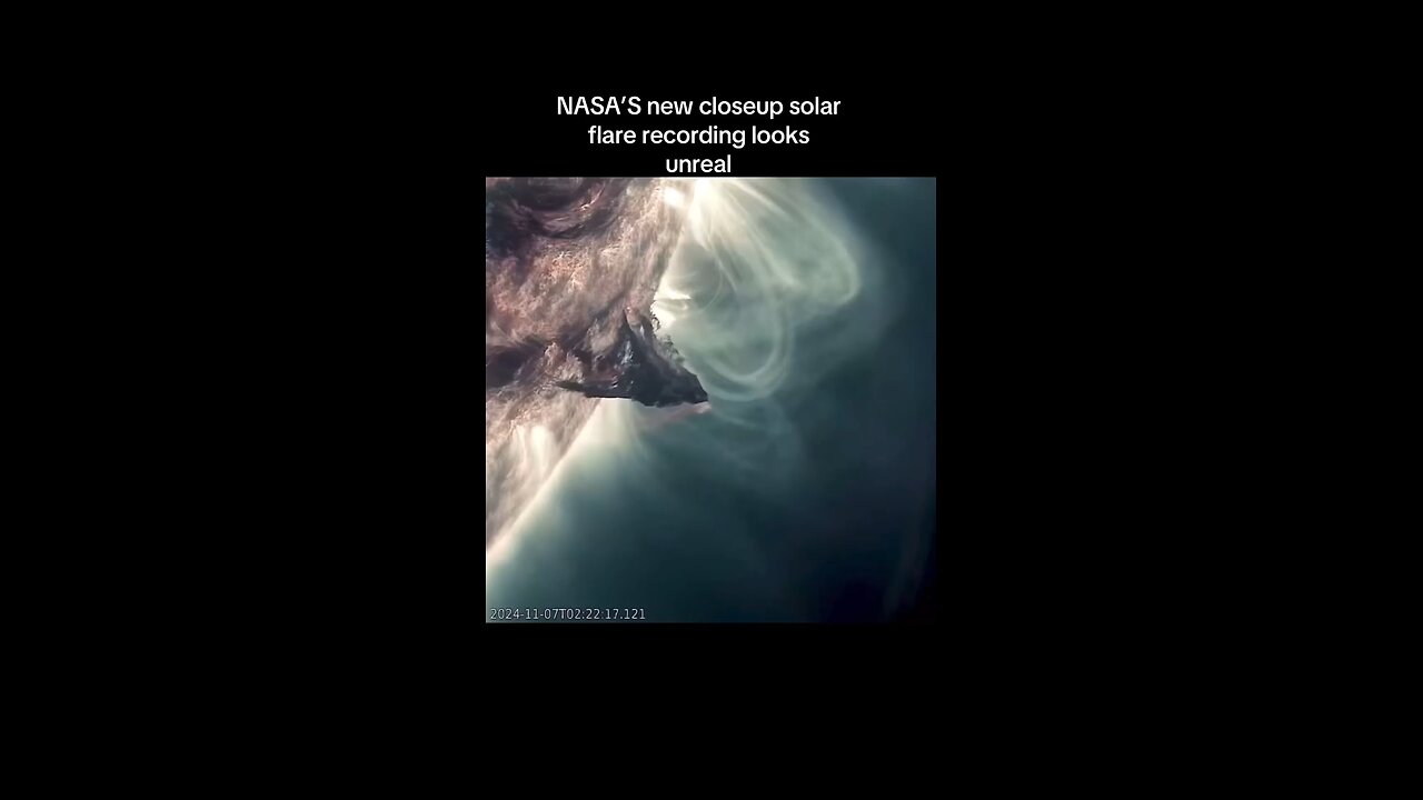 NASA's new close-up solar flare recording by the parker solar probe. #science #NASA #astronomy