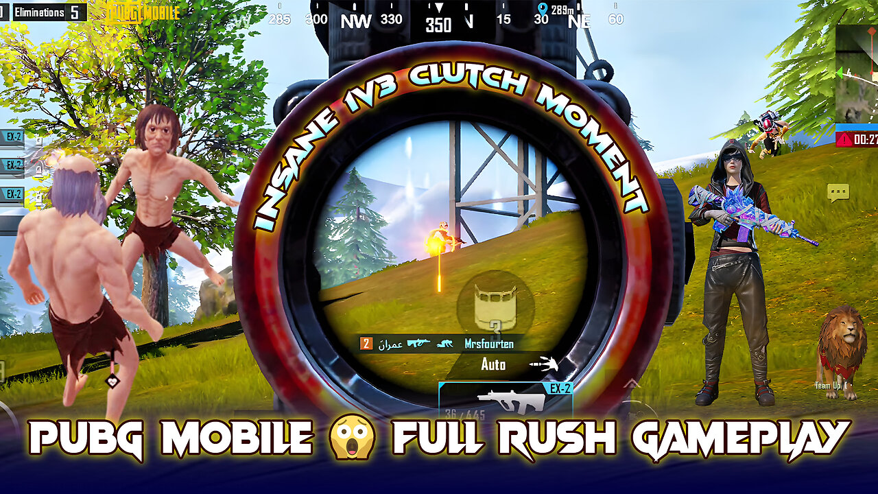 Insane 1v3 Clutch Moment🔥PUBG MOBILE Full Rush Gameplay #pubg #bgmi #rykgamingyt