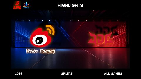 WBG vs JDG ALL GAMES Highlights - LPL 2025 Split 2 - Weibo Gaming vs JD Gaming