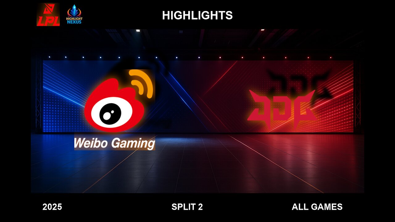 WBG vs JDG ALL GAMES Highlights - LPL 2025 Split 2 - Weibo Gaming vs JD Gaming