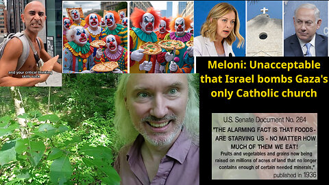 Pizzafork clowns. MDs poison kids. Study: Eggs great. Lutnick context. Hitlerjugend to vote in UK