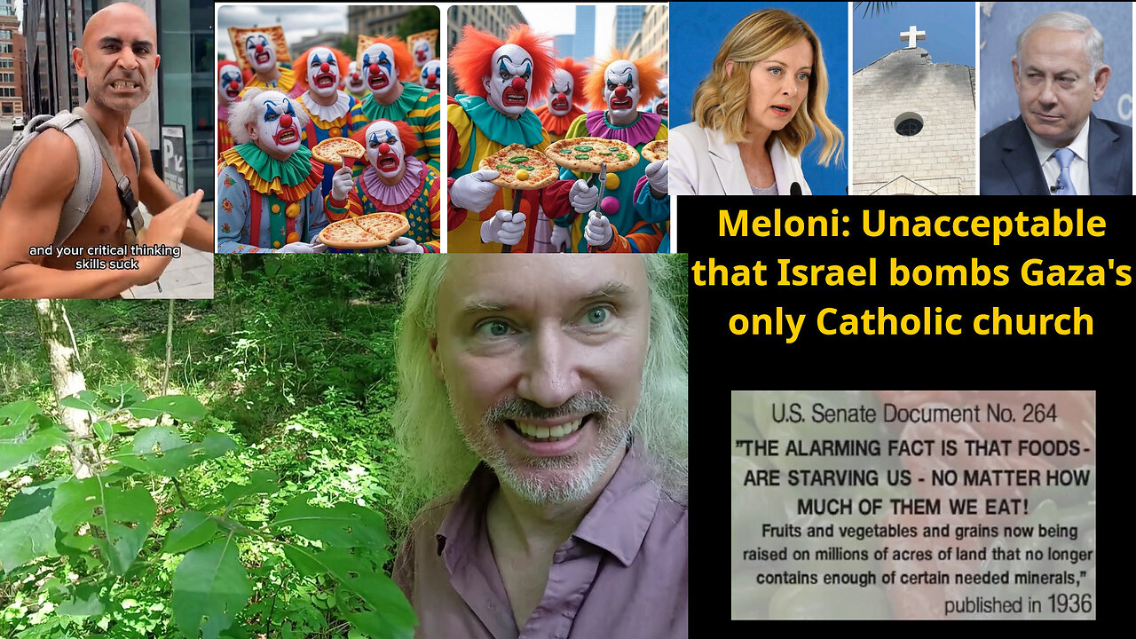 Pizzafork clowns. MDs poison kids. Study: Eggs great. Lutnick context. Hitlerjugend to vote in UK