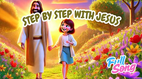 Step by Step with Jesus 👣 | Gospel Song About Walking in Faith Every Day