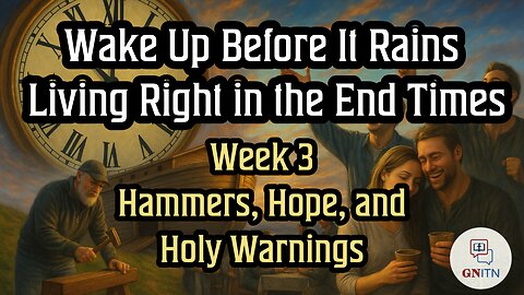 GNITN Wake Up Before It Rains: Living Right in the End Times week 3 - Hammers, Hope, and Holy Warnings