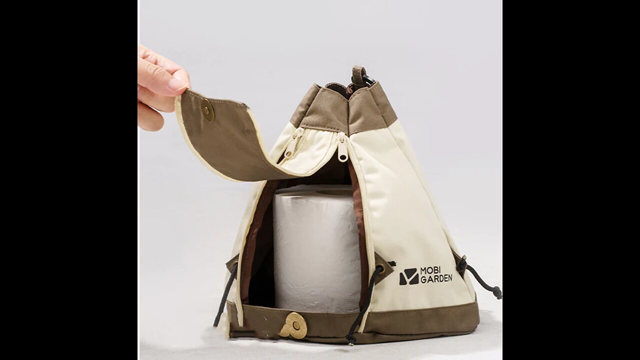 Tent-Shaped Waterproof Tissue Box Roll Holder