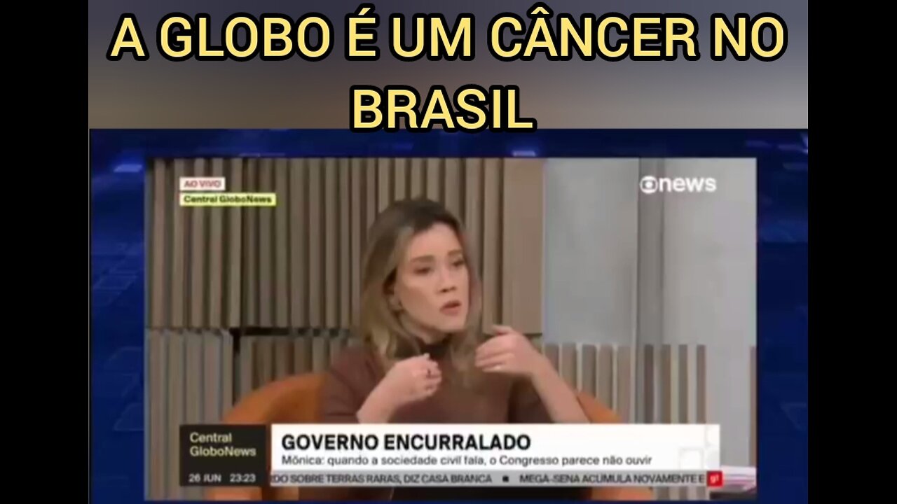A Globo é o câncer do Brasil: A militante da GloboNews escancarando sua hipocrisia. Criticava tudo no governo Bolsonaro, agora defende Lulaladrão como se fizesse parte do governo.
