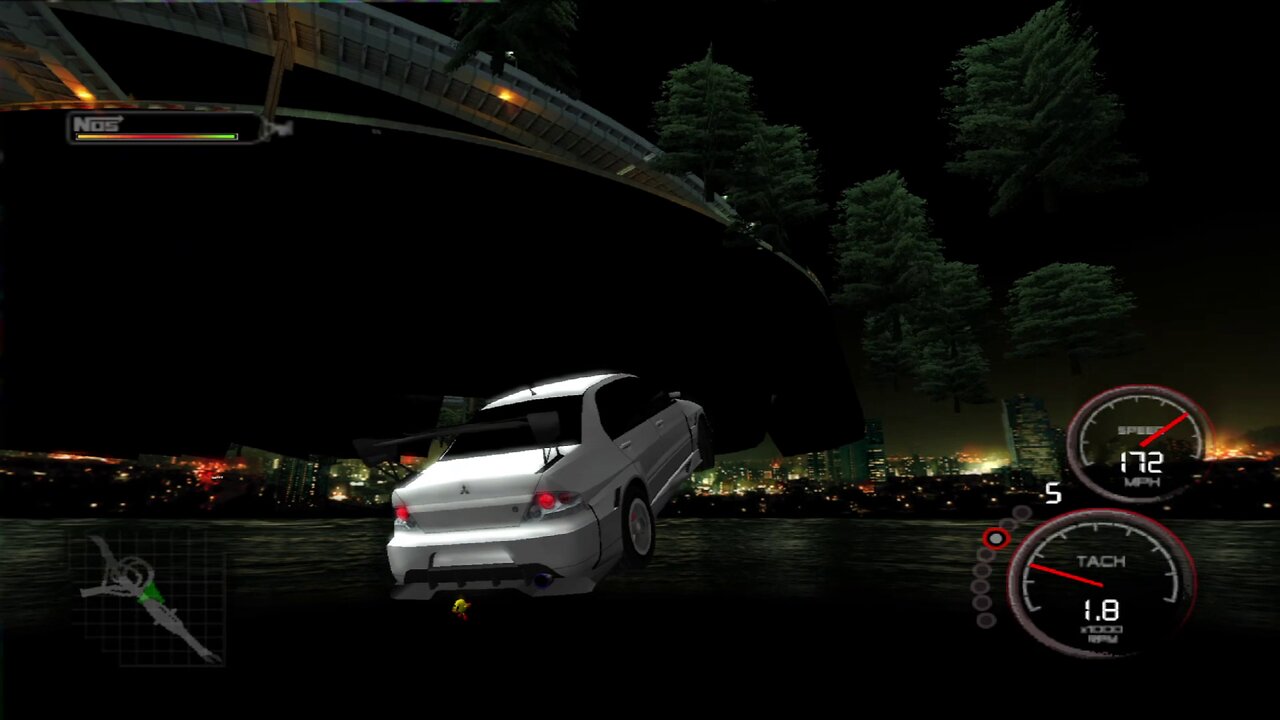 Car Fell Off of Road
