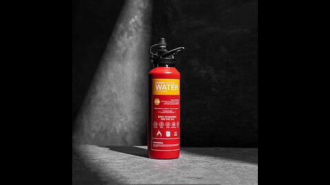 Creative Fire Extinguisher Threadless Sports Straw Cup (592ml)