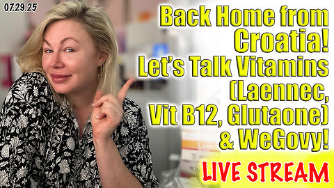 Live Back from Croatia! Let's Talk Vitamins and Weight Loss! Code Jessica10 Saves