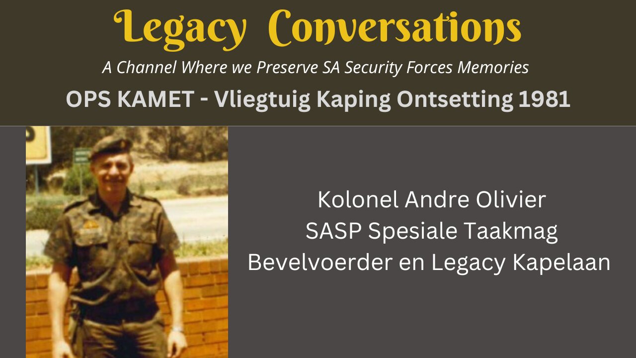 Andre Olivier - Die Seychelles Vliegtuig Ontsetting 1983 OPS KAMET