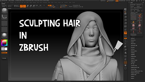 Sculpting Hair in ZBrush