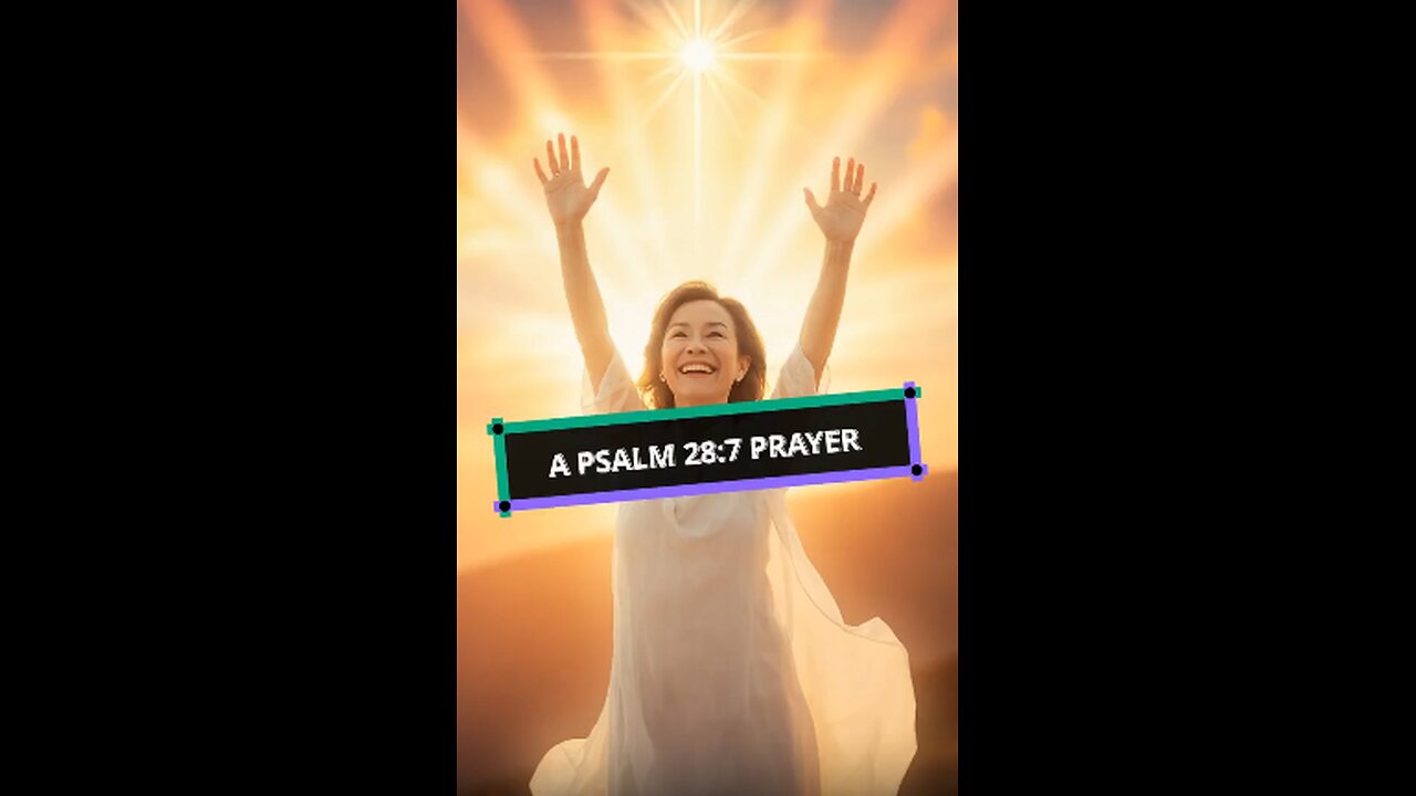 Daily Prayer: A Psalm 28:7 Prayer