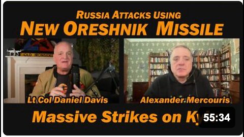 Russia Attacks Using NEW ORESHNIK MISSILE /Alexander Mercouris & Lt Col Daniel Davis