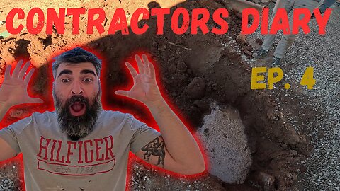 Contractors Diary. Trenching fail.