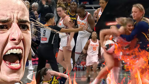 INSANE WWE BRAWL! Connecticut Sun vs. Indiana Fever | FULL GAME HIGHLIGHTS