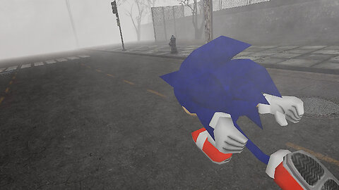 Sonic in Silent Hill