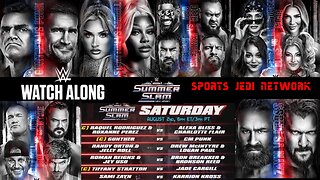 LIVE WWE SummerSlam 2025 Night 1 | Watch Party Reactions + Fan Talk w/ Sports Jedi NETWORK