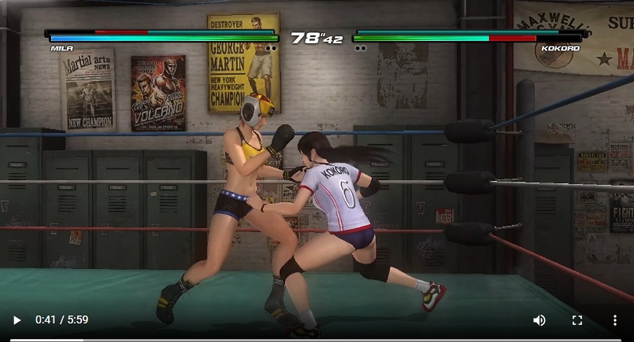 Lisa + Mila vs Tina + Kokoro