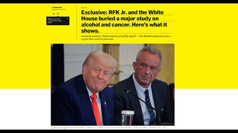 RFK JR. & THE WHITE HOUSE BURIED A MAJOR STUDY ON ALCOHOL & CANCER - King Street News