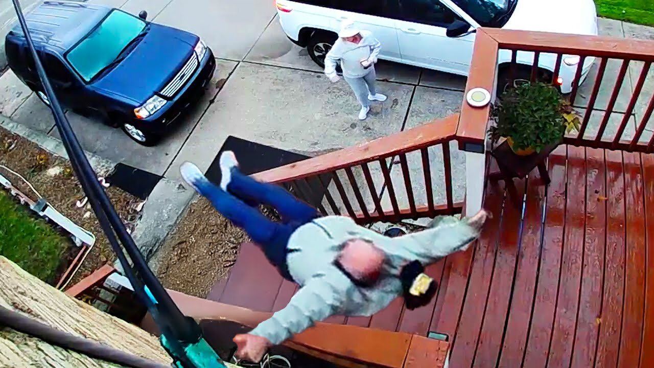 Caught in 4K! 😆 Funniest Security Camera Fails