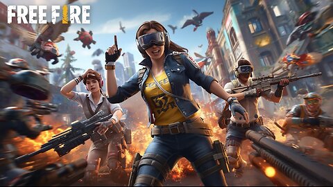 FIRST TIME PLAYING FREE FIRE IN {PC} AND PUSHING RANK WITH FUN FRIENDS