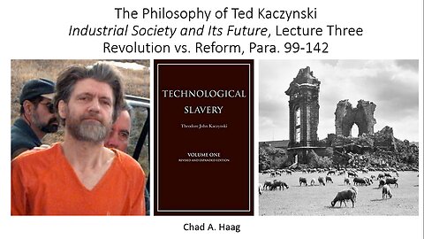 Philosophy of Ted Kaczynski Industrial Society and Its Future Lecture 3 Revolution vs. Reform